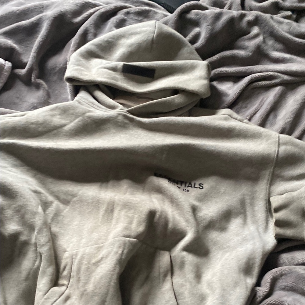 Essentials Tan Sweater Classic Cotton Blend